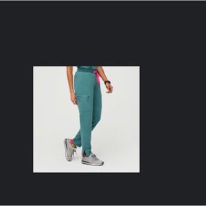 Remix Yola Zip Up Scrub Pants Hydrogreen